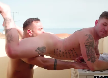 Sir Peter And Andrew Delta In Cant Help But Notice The Oversized Bulge On Hung Beach Goer