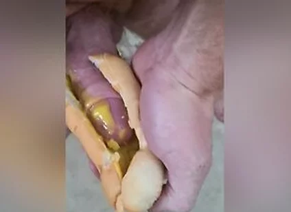 Guy Shoves His Cock Between Two Saucy Buns. Dp Creampie. Asmr. Hotdogs And Mustard