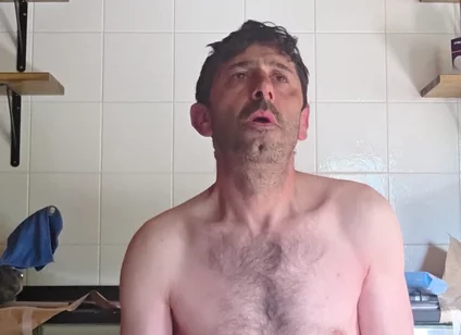 Straight Guy with Huge Cock Jerks off in the Cabin