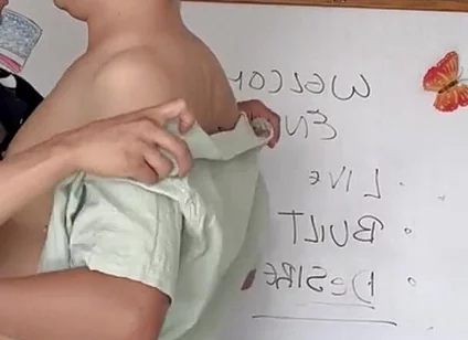 I'm Late to Class Because I Sucked Dicks in the College Bathroom, and to Make It up to My Teacher, I Let Him Fuck My Ass.