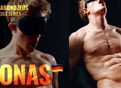 German Twink Blonde Jonas Edging