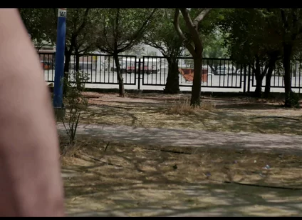 Arab Kuwaiti Exhibitionist Cruising Fully Naked in Park