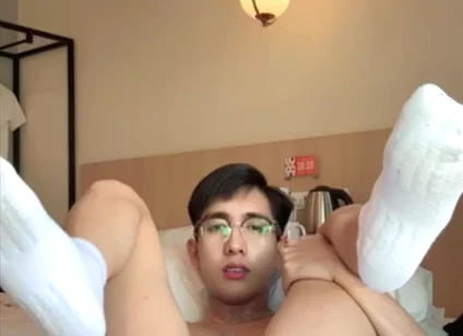 Filipino Boy Oiled Body, Nude Tiktok Dance, Playing with Ass Toys Until He Cum