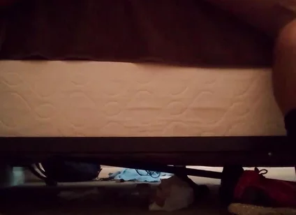 Amazing Anal Penetration on Sex Toy on Edge of Bed