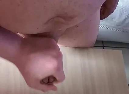 Boy Giving Daddy a Helping Handjob