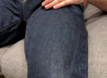 Watching Porn in Tight Jeans - Cumming on Myself