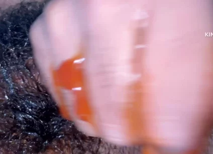 Big Cock Dirty Massage Dick Indian Boy Big Cock Black Cock Dick with Tomato Sauce Cumshot