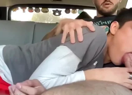 Stepdaddy Fucks His Boy In Car