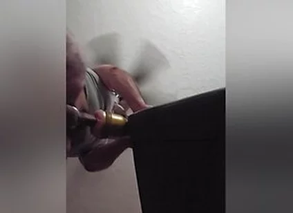 Watch Me Fuck This Fleshlight From Below And Cumming All Over