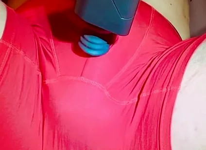 Cumshot in Panties From a Powerful Massager!