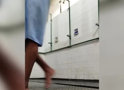 Taking a Shower at the Club
