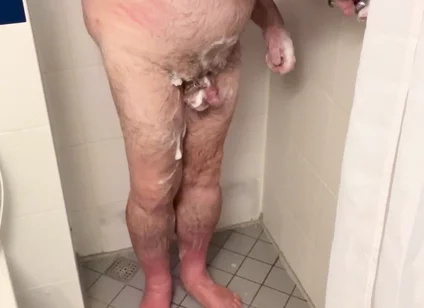 In the Shower with Coach Karl 6765