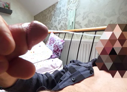 My Big Cock Shooting Fat Load to My Face Part 1