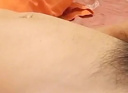 Worship Twink's Big Hairy Cock and Balls, Wank on Boy's Dark Full Bush Pube, Soft Silk Skin
