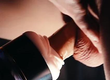 Rotation + Hands-free = Awesome Orgasm! Jerking Off A Big Hot Dick With A Sex Toy Acmejoy - Yan Pink