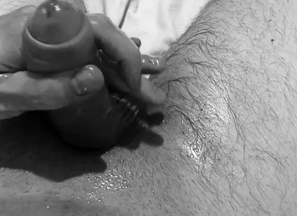 Massage with Butter and Squirt Horny