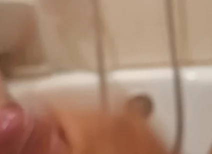 Masturbated in the Bathtub