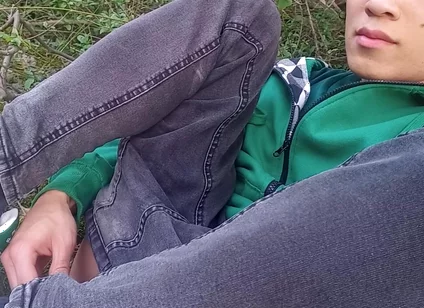 Jon Arteen Gay Twink's Soft Strokes Risky Outdoor, Caught or Not