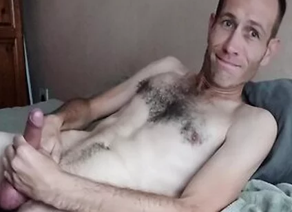 Making Himself Happy With A Solo Jerking Session