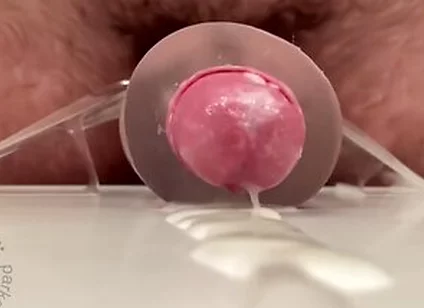 Pov: Close Up Of Me Thrusting & Fucking My Clear Stroker Toy Till I Cum (normal Speed Version)