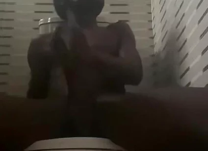 Short One in Toilet