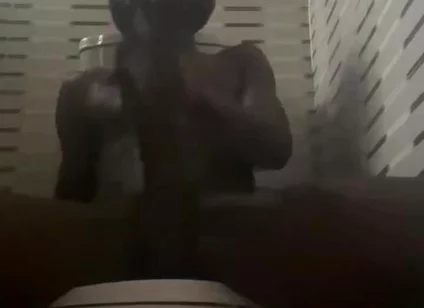 Short One in Toilet