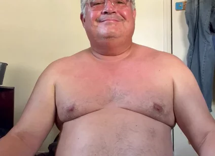 Man Nude in Bedroom in the Morning