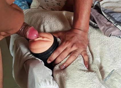 Boy Fucked the Sex Toy Extreme Way Put Whole Dick Inside