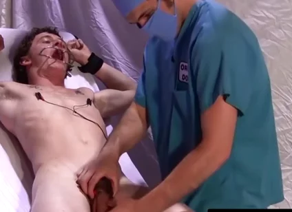 Takes Anal Play After Excruciating Nipple Shock