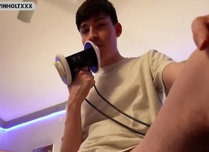 Asmr Ear Licking Showing Off Bulge Before Sliding Them Off
