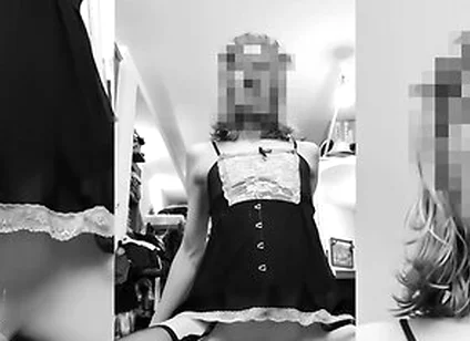 Sissy Slut Femboy Compilation - Censored B&w Version