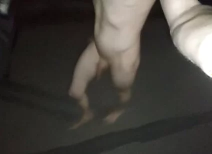 Almost Caught Walking Naked In Public