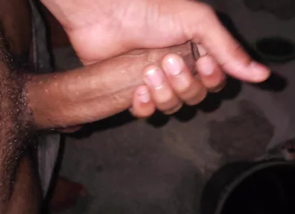 Masturbating in the Bathroom