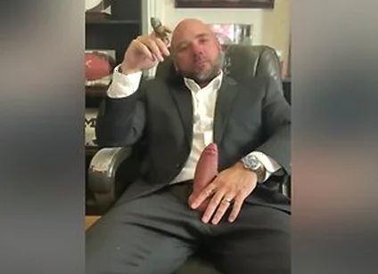 Jason Collins Cigar Smoking With A Raging Hard-on