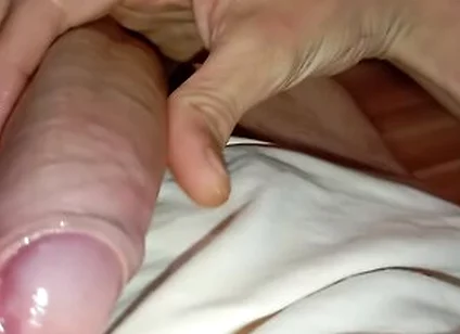 The Boy Enjoys Moaning Knowing That You See How His Huge Dick Dribbles A Lot Of Sperm