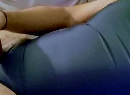 Tiny Cumshot - Last Cum Of The Evening - Crossdresser, Womans One Piece Swimsuit Leotard