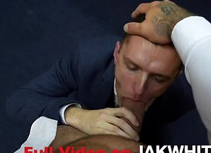 British Lads In Suits Suck The Straight Boss Cocks Sock In The Office - Jak White
