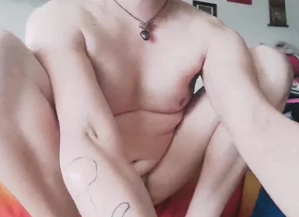On the Sofa, Curtains Open - Risky Jerking