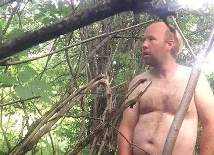Outside Being Wild Jerking off