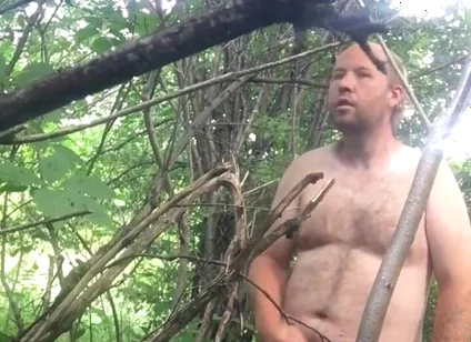 Outside Being Wild Jerking off