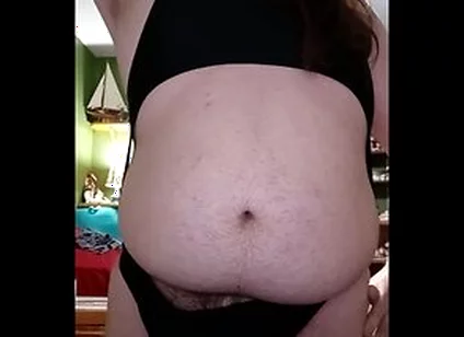 Fat Guy Wearing Bodysuit Strips And