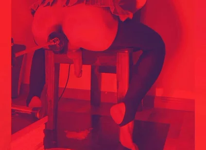 Femboy Fucked Hard by This Huge Dildo Till I Cum Milk