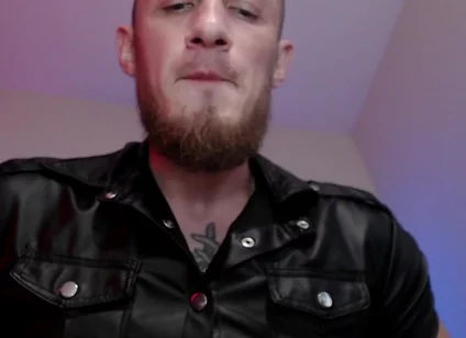 Leather Master, Saliva(spitting) and Biceps
