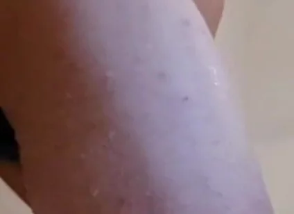 Husband Riding Huge Dildo in Shower