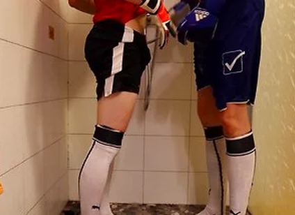 Shower In Soccer With My Bf