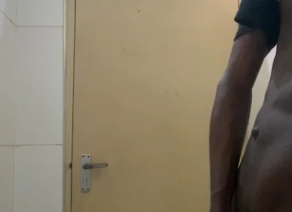BBC Cumming in Public Washroom - Part1