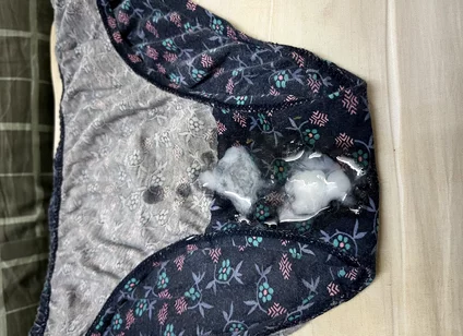 Step Stepsister Panties Jerked off Three Times Onto the Underwear