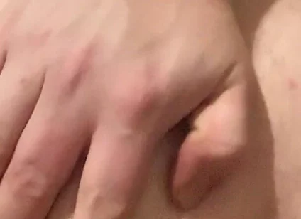 Big Beads in My Asshole Close up