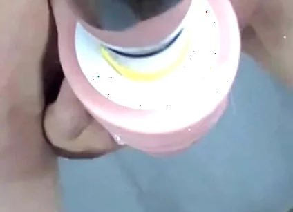 Fuck Machine with Anal Gaping and Self Creampie Pt1