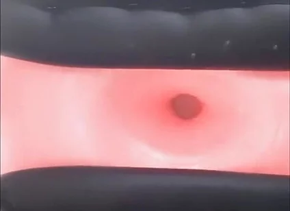 Exercise donut ball pumped